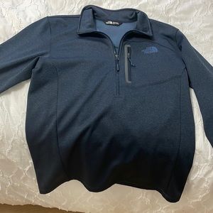 Dark blue north face sweater